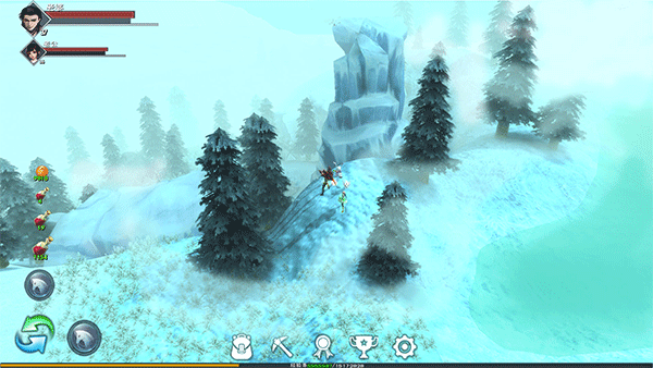 遇见游戏画面展示双角色与开放世界环境