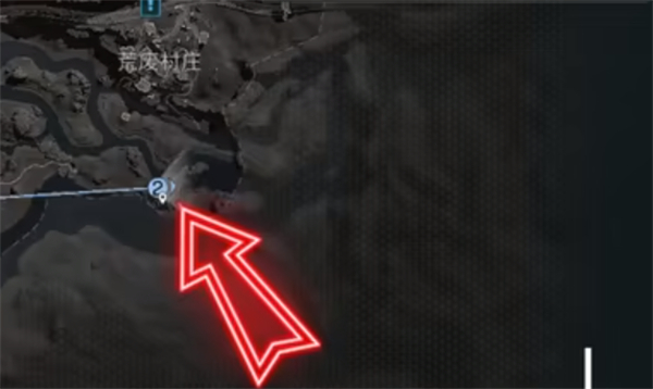 长弓溪谷密码门位置图示：地图右下角地下入口