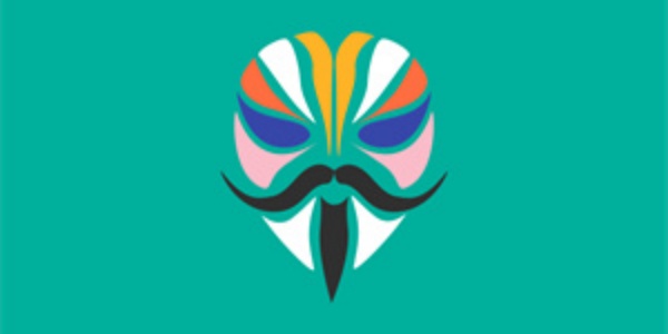 Magisk模块化框架主界面示意图，展示模块管理与系统状态