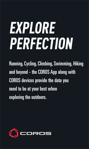 COROS APP主界面展示运动数据看板