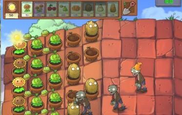 植物大战僵尸中文版屋顶关卡实战布局示意图