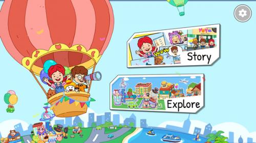 Yoya世界故事模式选择界面，展示多个已解锁的游戏章节