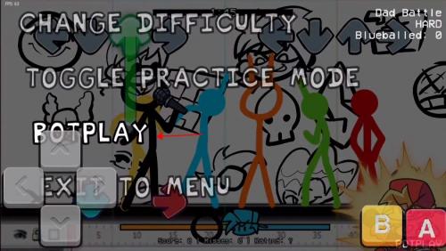 周五夜放克游戏内对决与自动模式开启界面