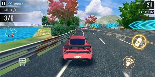 真实赛车4中丰富的超级跑车车库选择界面