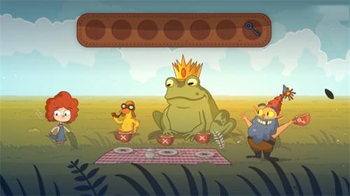 误入迷途游戏中与奇幻角色互动解谜场景