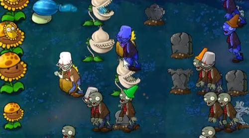 植物大战僵尸杂交版控场消耗流布阵示意图