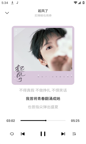 歌词适配最新版主界面展示，呈现简洁的音乐搜索与推荐功能