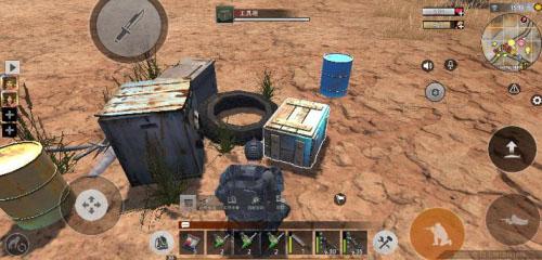 王牌战争游戏中的工具箱，内部有斧头等工具